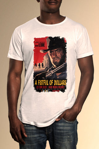 A Fistful Of Dollars Faded Poster T-Shirt